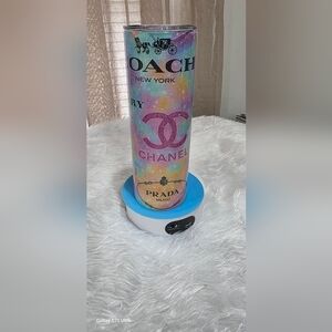 Multicolor Luxury-Inspired Tumbler